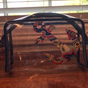 Vera Bradley See Through Anchor Make Up Bag